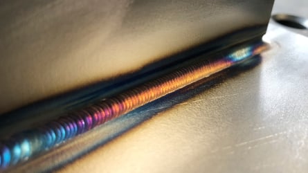 Welding result produced by a welding cobot Welding result produced by a welding cobot
