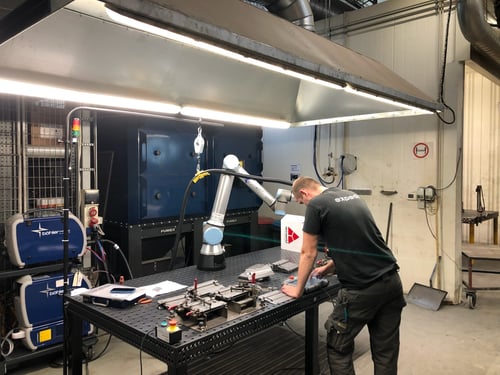 kollaborativ cobot robot fra uniwelco, rbcobot